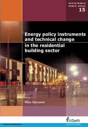 Cover for Energy Policy Instruments and Technical Change in the Residential Building Sector