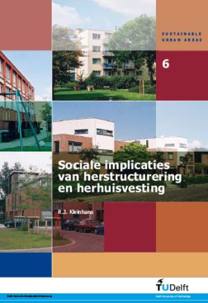 Cover for Sociale implicaties van herstructurering en herhuisvesting