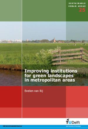 Cover for Improving Institutions for Green Landscapes in Metropolitan Areas