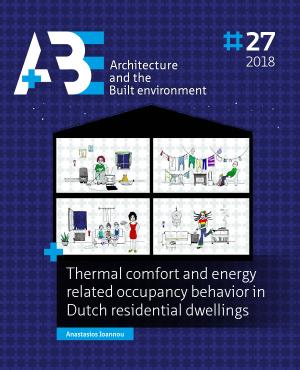 Cover for Thermal comfort and energy related occupancy behavior in Dutch residential dwellings
