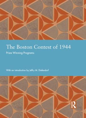 Cover for The Boston Contest of 1944: Prize Winning Programs