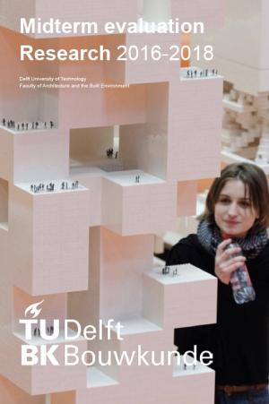 Cover for Midterm evaluation Research 2016-2018: TU Delft Bouwkunde